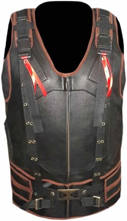 CoolHides Men's Fashion Leather Vest