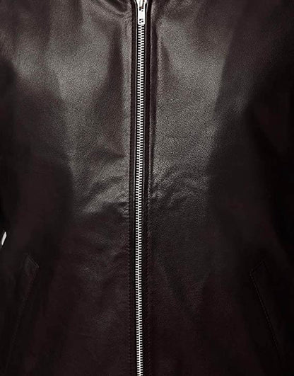 CoolHides Men Fashion Original Leather Jacket Black Kite