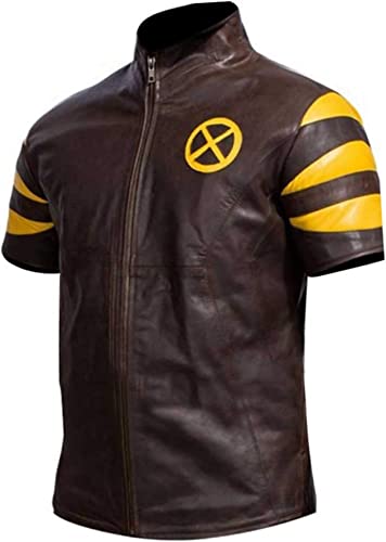 CoolHides Beast X-Men Last Stand Hank McCoy Genuine & Faux Leather Vest Jacket