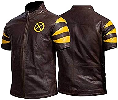 CoolHides Beast X-Men Last Stand Hank McCoy Genuine & Faux Leather Vest Jacket