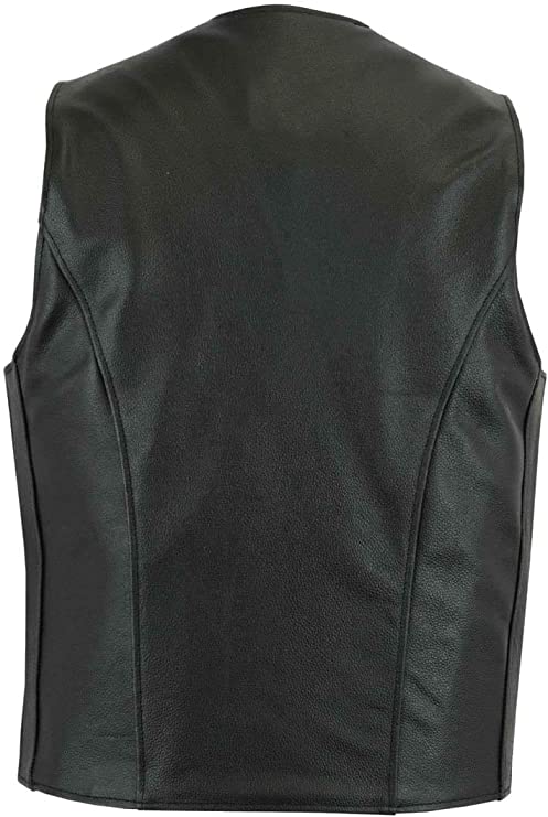 CoolHides Men's Fashion Real Leather Stylish Formal Vest