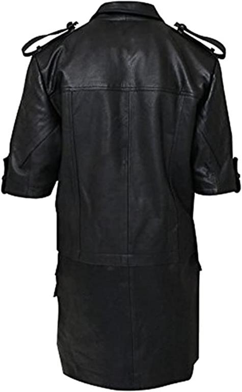 CoolHides Men's Fashion Noctis Leather Fantasy Coat