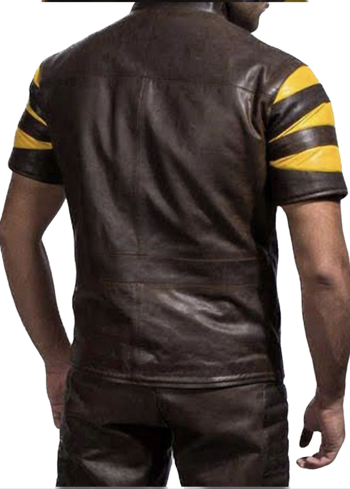 CoolHides Beast X-Men Last Stand Hank McCoy Genuine & Faux Leather Vest Jacket