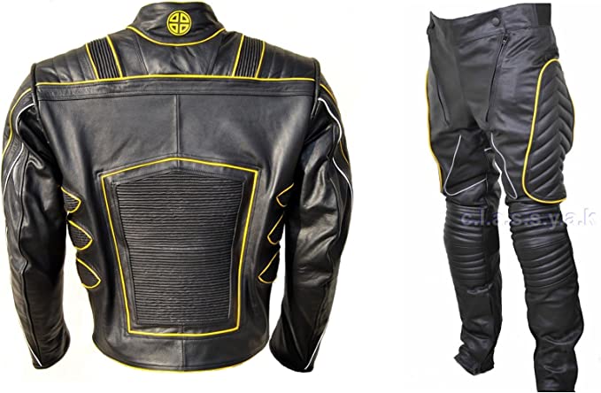 CoolHides XM Real Leather Motorbike Suit with Armor Protection