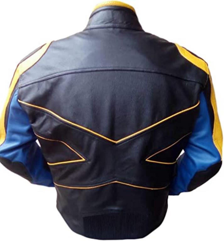 CoolHides Men's Fashion XM Real Leather Motorbike Jacket