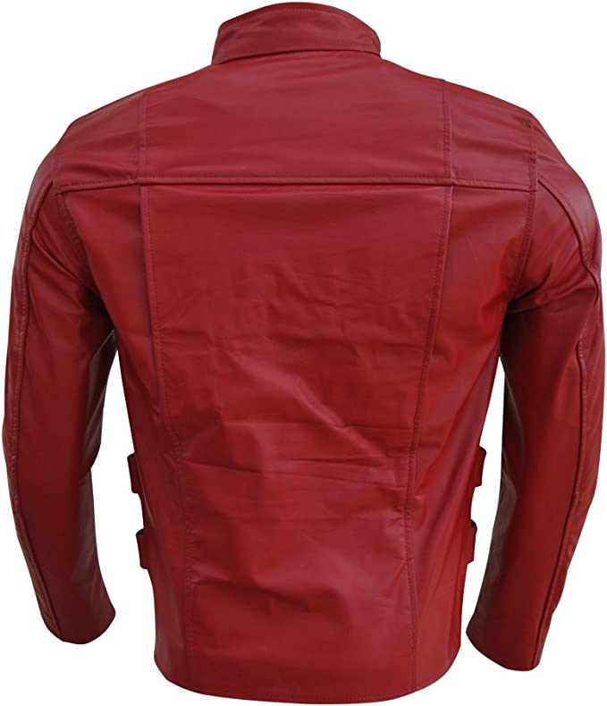 CoolHides Men's Fashion Guardians Leather Jacket