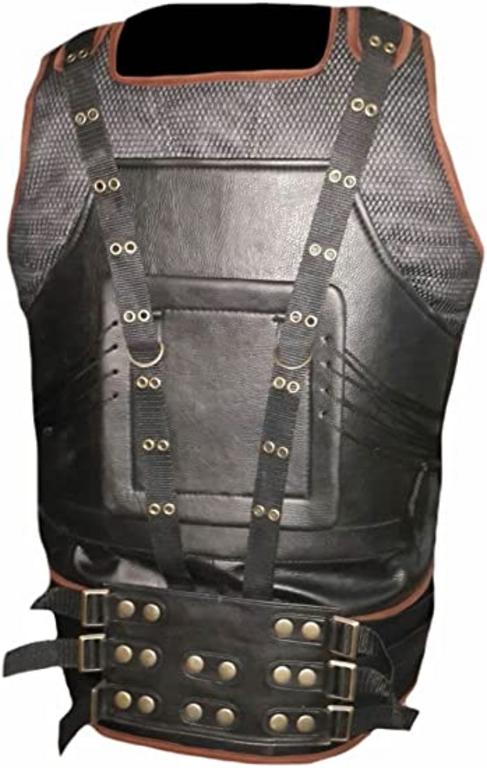 CoolHides Men's Fashion Leather Vest