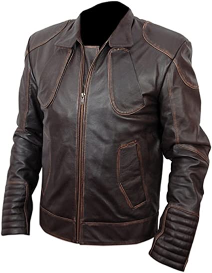 CoolHides Men's Fashion Stylish Slim Fit Real Leather Jacket