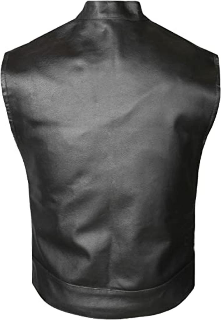 CoolHides Men's Fashion Stylish Look Leather Vest