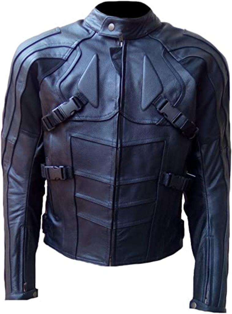 CoolHides Men's Genuine Leather Motorcyle Jacket CE Armor Protection