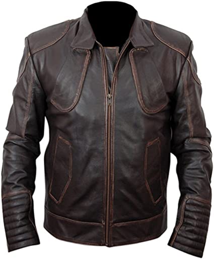 CoolHides Men's Fashion Stylish Slim Fit Real Leather Jacket