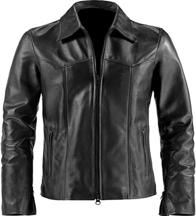 CoolHides Men's Fashion Real Leather Jacket