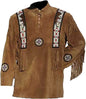 CoolHides Men's Cowboy Indian Tribal Eagle Shirt