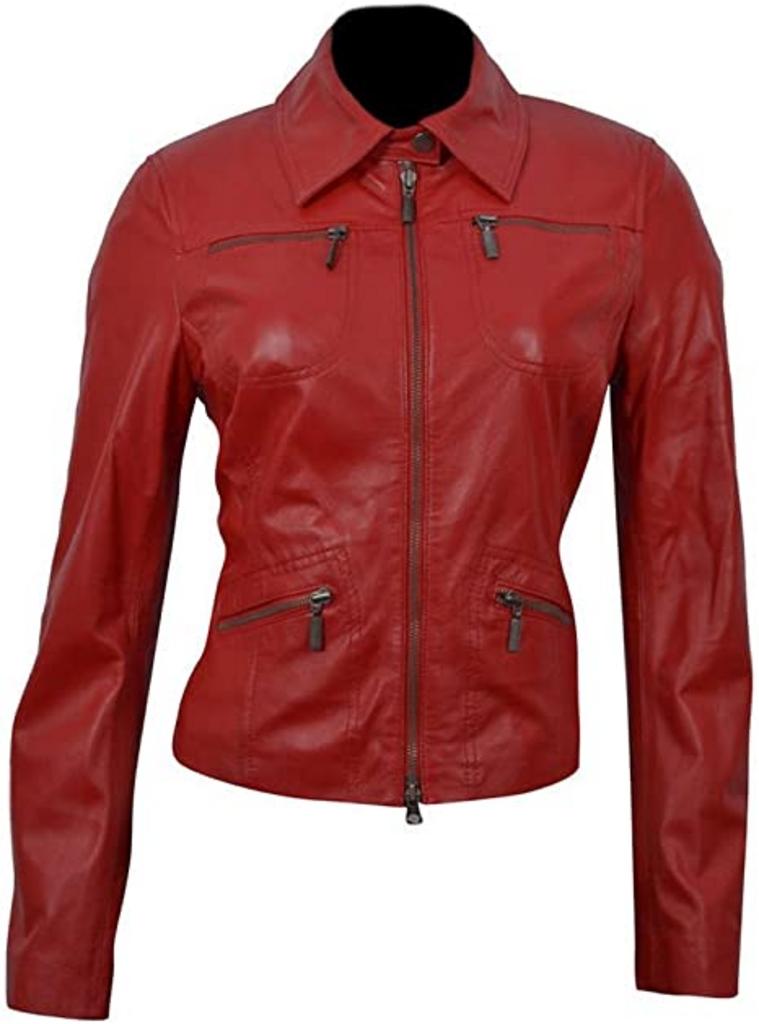 CoolHides Women's Fashion Real Leather Stylish Jacket