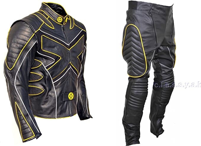 CoolHides XM Real Leather Motorbike Suit with Armor Protection