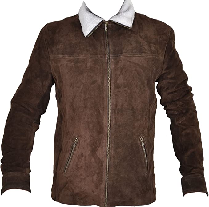 CoolHides Grimes Series Suede Leather Jacket. Xs-5xl