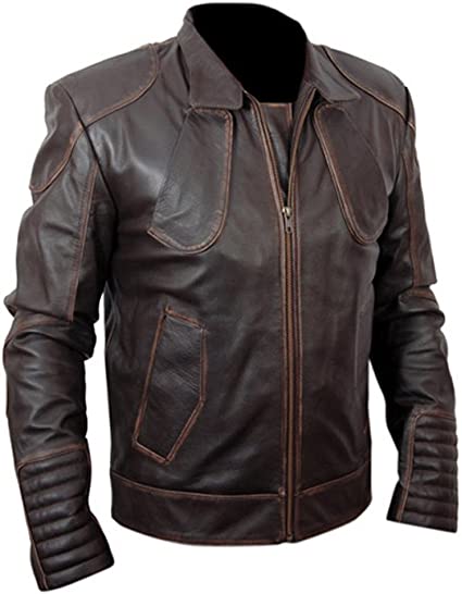 CoolHides Men's Fashion Stylish Slim Fit Real Leather Jacket