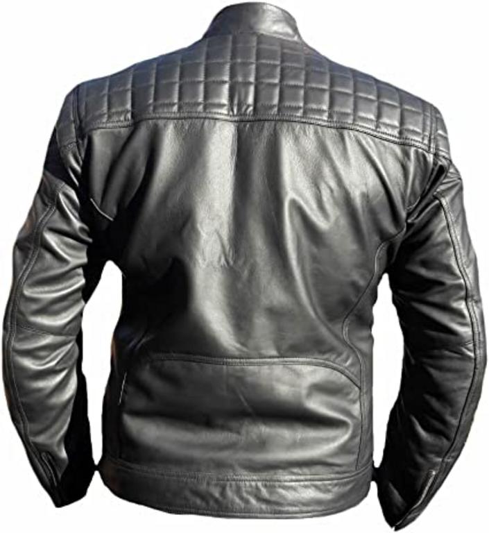 CoolHides Men's Fashion Bekham Style Leather David Jacket