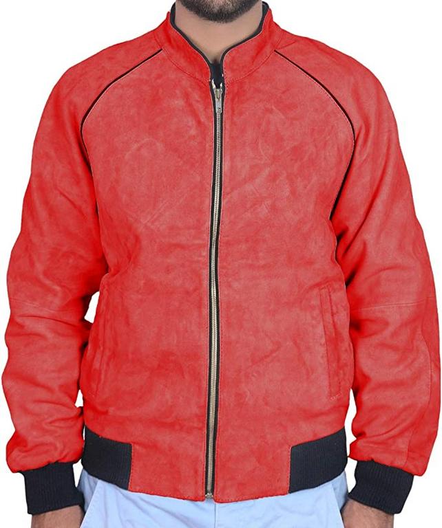 CoolHides Men's Fashion Bomber Style Zipper Jacket