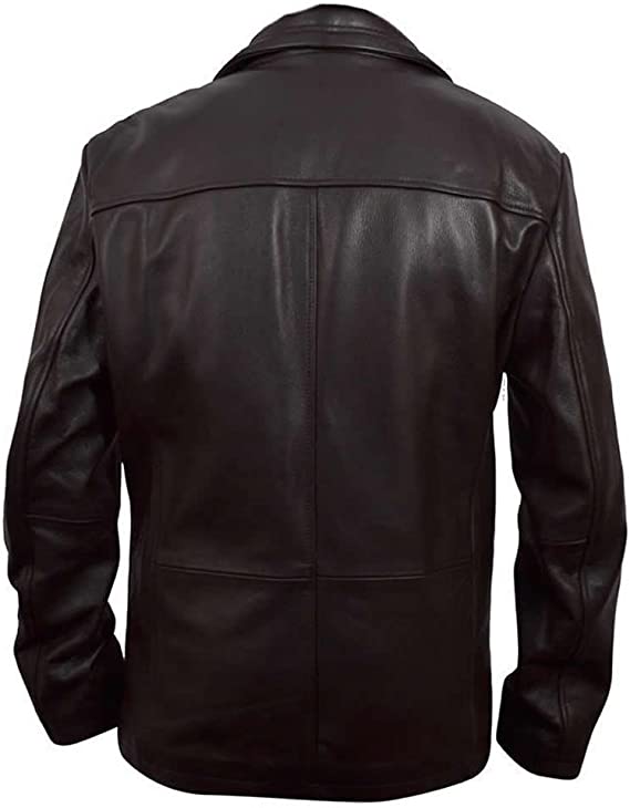 CoolHides Men's Fashion Bauer Real Leather Jack Jacket