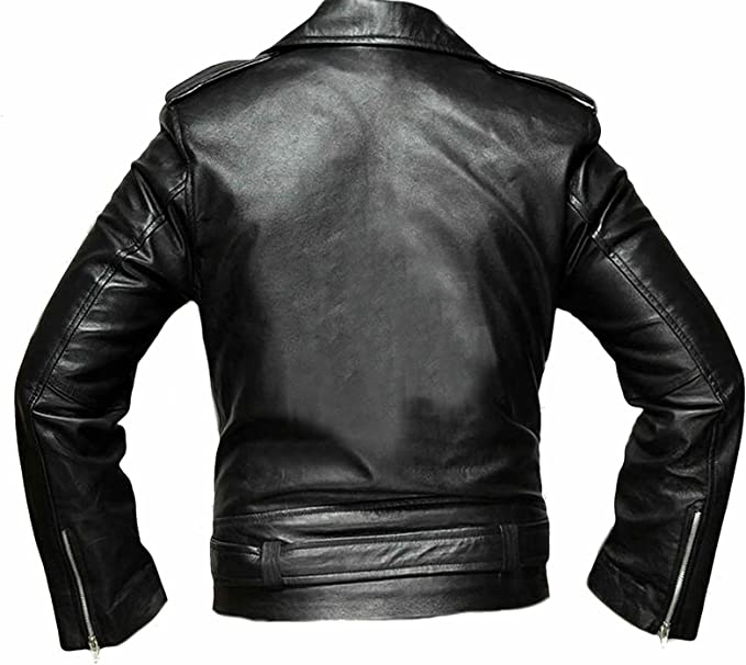 CoolHides Leather Biker Jacket Black. Premiere Quality Leather